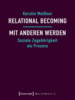 cover image of Relational Becoming – mit Anderen werden